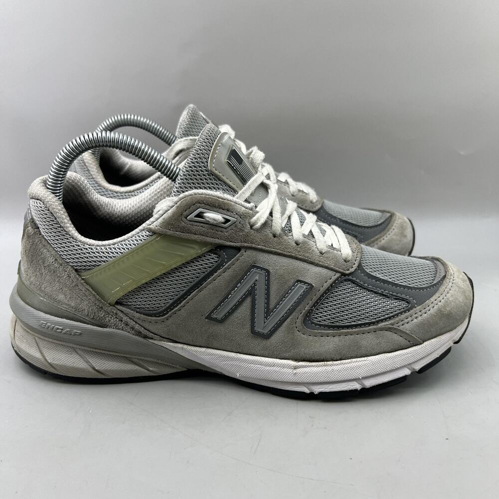 New Balance 990v5 Shoes Women Size 9.5 2A Narrow Gray Suede Made in USA Sneakers